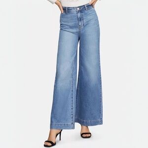 BCBG Generation Extra Wide-leg jean High rise Medium WashSize 0/24